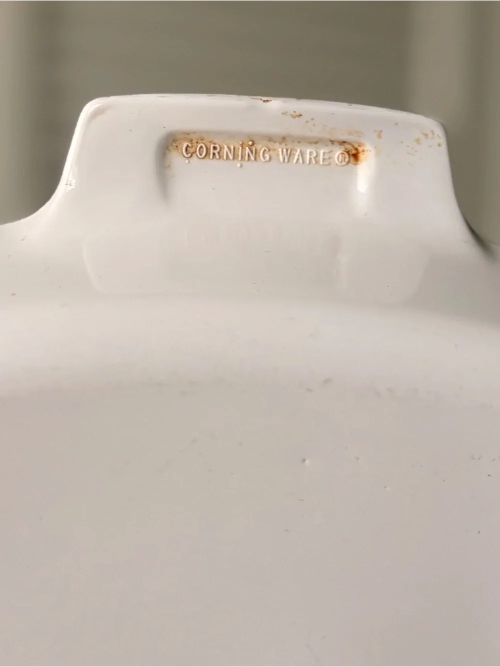 Vintage Retro Corningware Glass Covered CeramicCasserole Veggie 